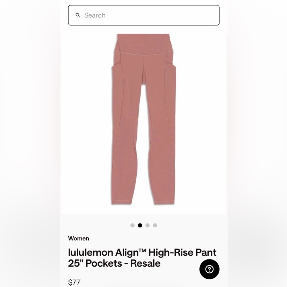 Lululemon Athletica Mauve Leggings